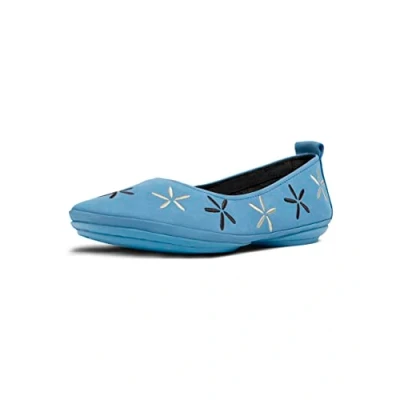 Afbeelding van CAMPER Dames TWS Ballet Flat, Medium Blue, 42 EU, blauw, EU
