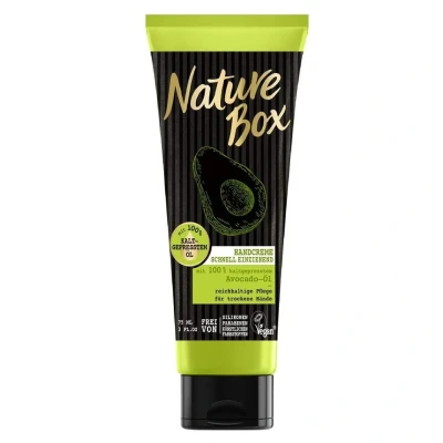 Afbeelding van Nature Box Handcrème avocado olie, per stuk verpakt (1 x 75 ml)