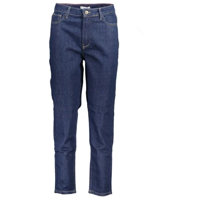 Afbeelding van Tommy Hilfiger Blauwe Katoenen Jeans En Broek Tapered