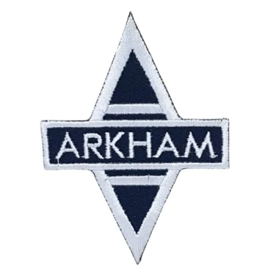 Afbeelding van Batman Arkham asiel ijzer naaien op geborduurde patch