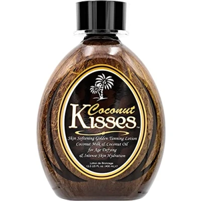 Afbeelding van Ed Hardy Coconut Kisses Golden Tanning Lotion for Age Defying and Intense Skin Hydration 400ml