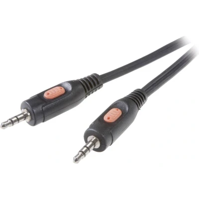 Afbeelding van SpeaKa Professional SP 7870376 Jackplug Audio Aansluitkabel [1x male 3,5 mm 1x mm] 5.00 m Zwart