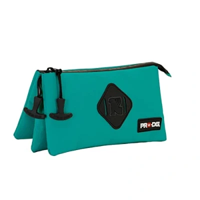 Afbeelding van Karactermania PRODG Smart Triple Potloden Etui met Rits Pennenzak Tekenetui Groen