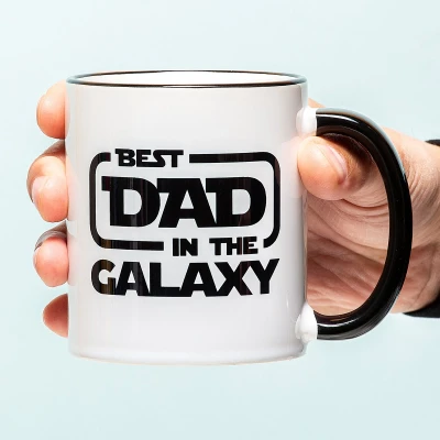 Afbeelding van Mok Best Dad In The Galaxy van Ditverzinjeniet