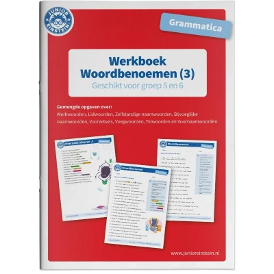 Afbeelding van Werkboek Woordbenoemen Grammatica deel 3 Groep 5 en 6