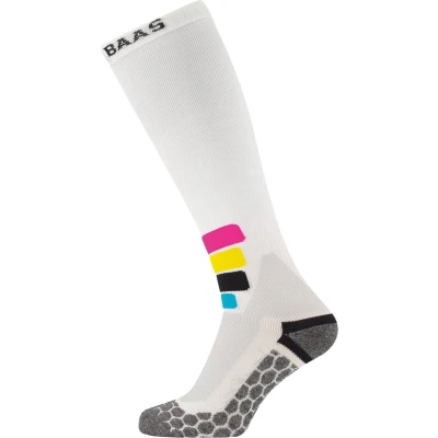 Afbeelding van Skisok Poederbaas Tech Compress Merino Pro White Schoenmaat 39 42