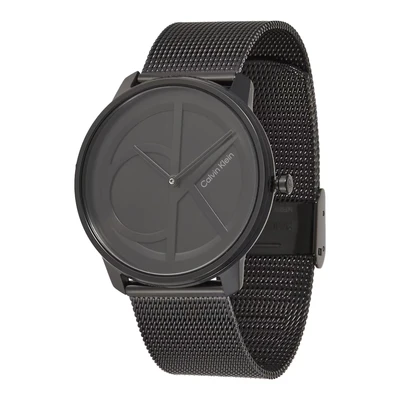 Afbeelding van Calvin Klein Iconic MESH Unisex Horloge, Maat: One Size, Black
