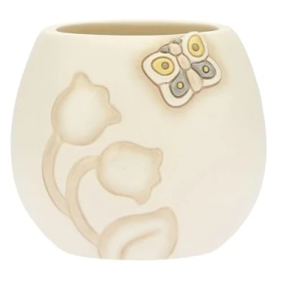 Afbeelding van THUN Tandenborstelhouder keramiek lijn Elegance 10,5 x 8,5 9,3 h cm