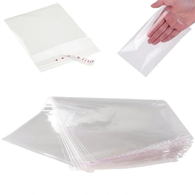 Afbeelding van DIY 24H OPP platte zakjes transparant zelfklevend zakje Peel &amp; Seal foliezakjes van doorzichtige kunststof cellofaanhoezen (100 stuks, 30 x cm)