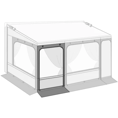 Afbeelding van Fiamma F45 F65 F70 F80 Zip Privacy Room 150 Voorwand Grijs Luifels Accessoires