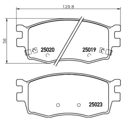 Afbeelding van Brembo Remblokset P 30 069