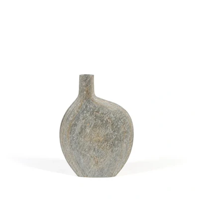 Afbeelding van Dekocandle Vase flat slate Stone 25 x 6 35 cm