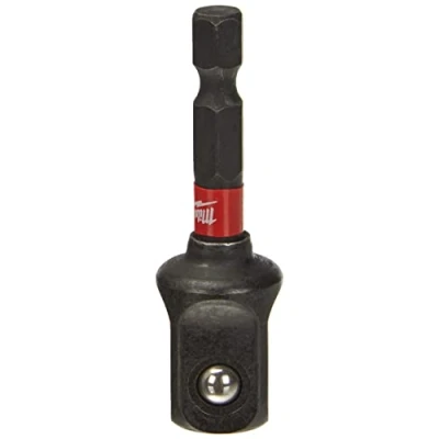 Afbeelding van Milwaukee Steeksleutelinzet SHOCKWAVE 50 mm 1/4&quot; zeskant op 1/2&quot; vierkant