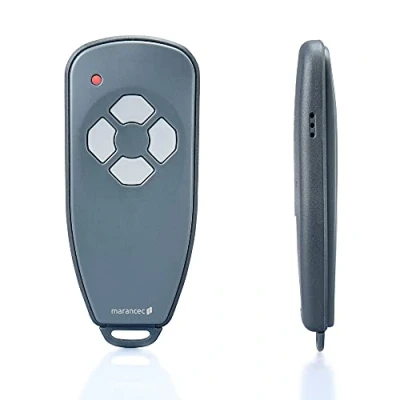 Afbeelding van Marantec Digitale 384 handzender 868 MHz, 4 kanaals draadloze afstandsbediening/garageopener voor garagedeuraandrijvingen, grijs