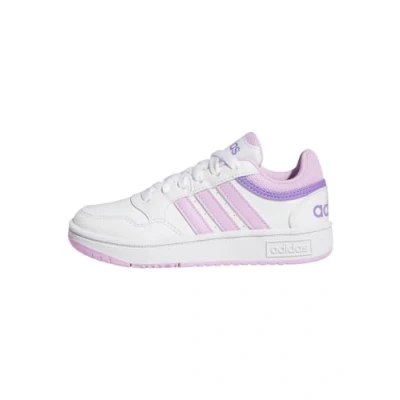 Afbeelding van Hoops 3.0 IF2724 Vrijetijdsschoenen Junior Cloud White Blish Lilac Violet Fushion100 4 Schoenen