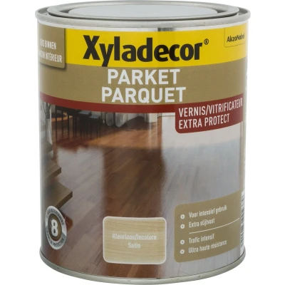 Afbeelding van Xyladecor Vernis Trap &amp; Parket Zijdeglans 0,75l