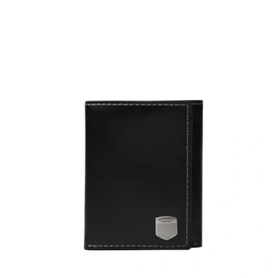 Afbeelding van Fossil Heren Trifold Hayes leer, ML4643001, zwart, 8.26 cm L x 1.91 W 10.16 H, Casual