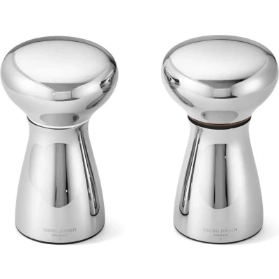 Afbeelding van Peper en zoutmolen Georg Jensen Alfredo Bistro (2 delig)