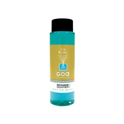 Afbeelding van GOA Navulling Wit Linnen 260ml Huisparfum Geurstokjes