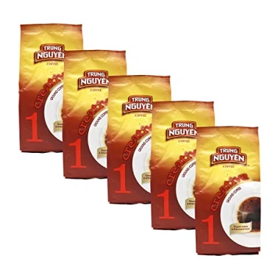 Afbeelding van 5 x 250 g Trung Nguyen Creative 1 Vietnam koffie Robusta gemalen