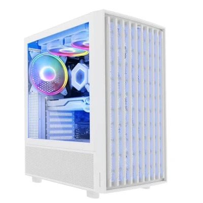 Afbeelding van Modecom ATX Breeze ARGB Semitower behuizing, wit