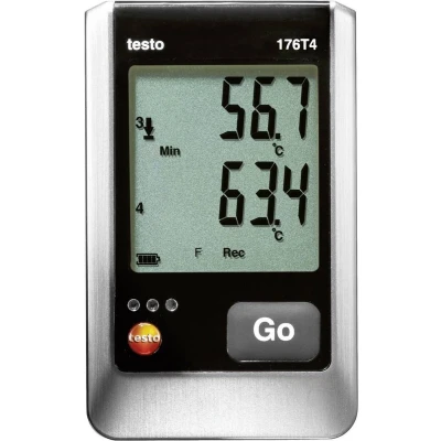 Afbeelding van testo 176 T4 Temperatuur datalogger Te meten grootheid: 200 tot 1000 C