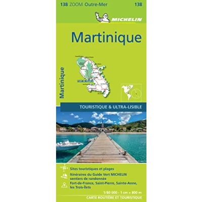 Afbeelding van MARTINIQUE 11138 CARTE ZOOM MICHELIN KAART: Map