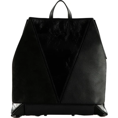 Afbeelding van Gabs Leren Vrije tijd rugzak Naoko Momu Sendai Black Shoulder Bag Nero Zwart