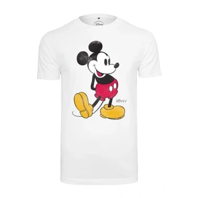 Afbeelding van Mister Tee Mickey Mouse Tshirt print, Heren, Maat: Small, White