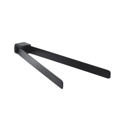 Afbeelding van Dubbele Handdoekhouder Sapho Pirenei Draaibaar 35.9 cm Mat Zwart
