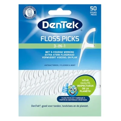 Afbeelding van DenTek Floss Picks 3 in 1