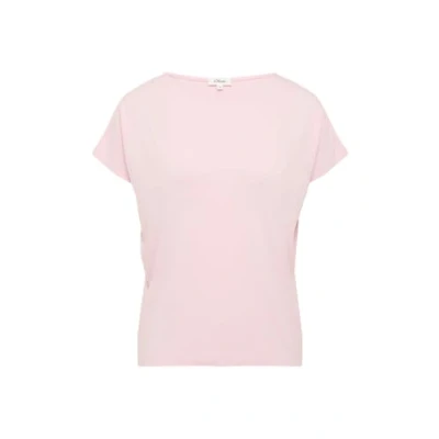 Afbeelding van s.Oliver Tshirt basic, Dames, Maat: 40, Zartrosa