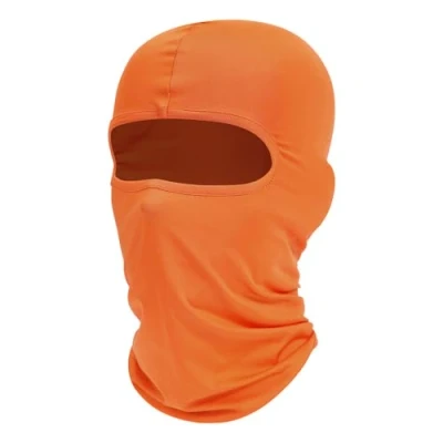 Afbeelding van Fuinloth Bivakmuts Gezichtsmasker, Zomer Koel Nek Gaiter, UV Beschermende de Skisjaal van Motorfiets Beschermer voor Mannen/Vrouwen Oranje