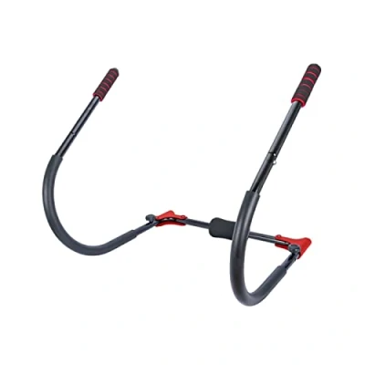 Afbeelding van Ultrasport 3 in 1 buikspiertrainer, opvouwbare buikspiertrainer voor crunches, opdrukken en diepe squats, gevoerde hoofdsteun handgrepen, maat verstelbaar,