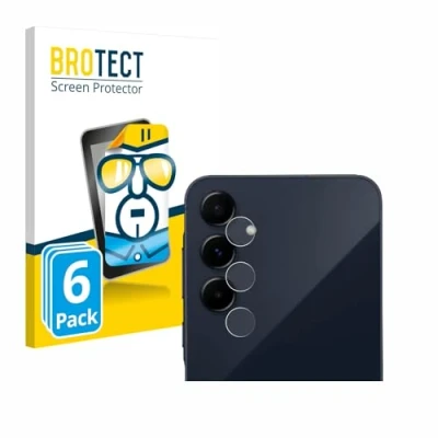 Afbeelding van BROTECT Screenprotector voor Samsung Galaxy A55 5G (ALLEEN Camera Lens) Folie Beschermfolie transparant (6 Stuks)