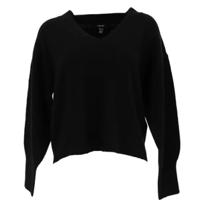 Afbeelding van VERO MODA VMJUPITER LS V hals trui BF, zwart, L