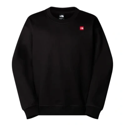 Afbeelding van The North Face heren Axys oversized sweater met logo en backprint in de kleur Zwart, maat: M