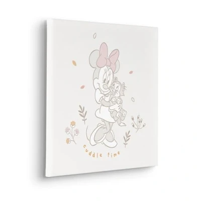 Afbeelding van Komar Artprint op linnen Disney Minnie Mouse Cuddle Time 40 x 50 cm (breedte hoogte) kinderkamer, decoratie