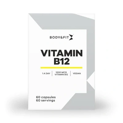 Afbeelding van Body &amp; Fit Vitamine B12 1000 mcg Vegan B 60 Capsules