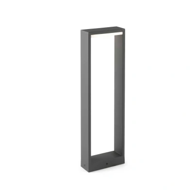 Afbeelding van Faro Lighting Alp LED Outdoor Korte Bolder Licht Donkergrijs IP54