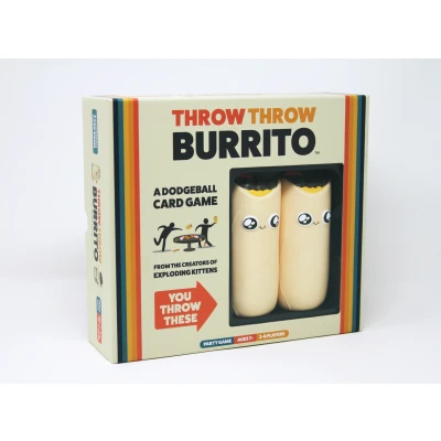 Afbeelding van Exploding Kittens Throw Burrito Card Games for Adults Teens &amp; Kids, A Dodgeball Game, Lingua Inglese
