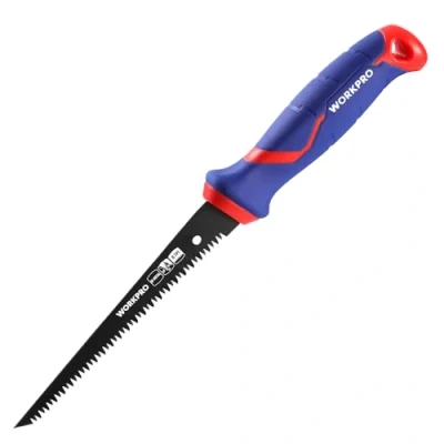 Afbeelding van WORKPRO Jab Zaag 150mm met Bimetalen Mes 8TPI Gipskartonzaag Gipsplaat handzagen, Ideaal voor Zagen van Gipsplaten Wandbord Multiplex
