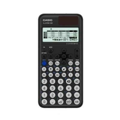 Afbeelding van Casio FX 87DE CW Technische rekenmachine Zwart Aantal displayposities: 10 werkt op batterijen, zonne energie (b x h d) 77 10.7 162 mm