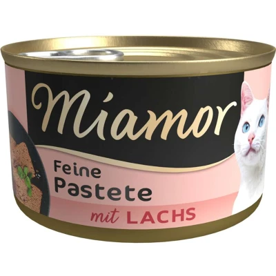 Afbeelding van 12x85g Pastei Zalm Miamor Kattenvoer