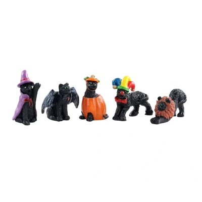 Afbeelding van Halloween cats, set of 5 LEMAX