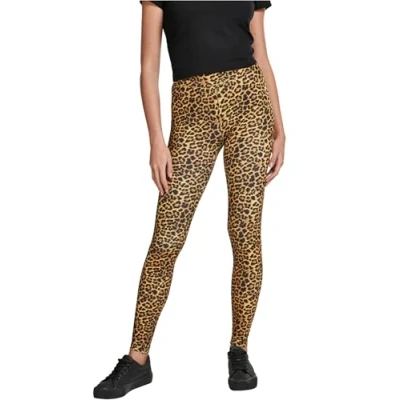 Afbeelding van Urban Classics Ladies Pattern Leggings Legging, Dames, Maat: Medium, Leo