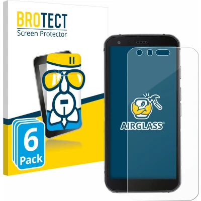 Afbeelding van BROTECT Screenprotector voor Caterpillar Cat S62 Pro Folie Beschermfolie Beschermglas transparant (6 Stuks)