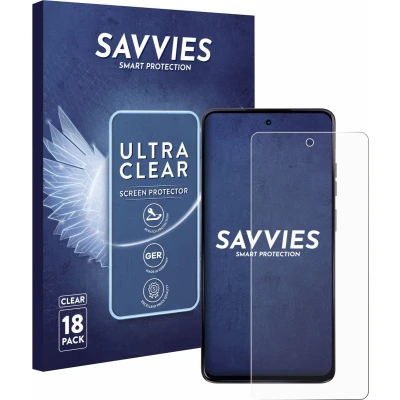 Afbeelding van Savvies Screenprotector voor Motorola Moto G24 Power Folie Beschermfolie transparant (18 Stuks)