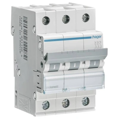 Afbeelding van Hager MCN363 Zekeringautomaat 3 polig 63 A 400 V