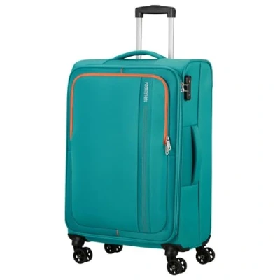 Afbeelding van American Tourister Sea Seeker Spinner 68 aqua green Zachte koffer